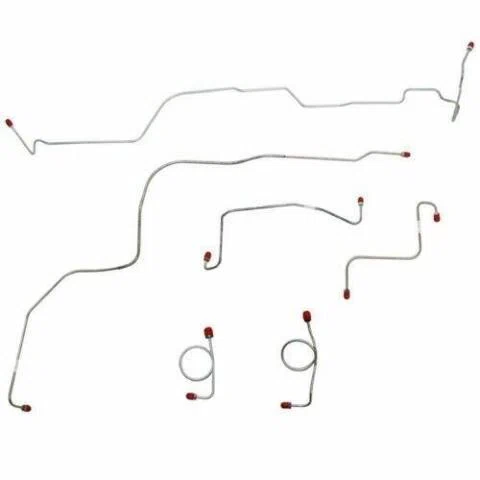 1968-69 Ford Fairlane Front Brake Line Kit with Standard Drum Brakes - DKT6801OM